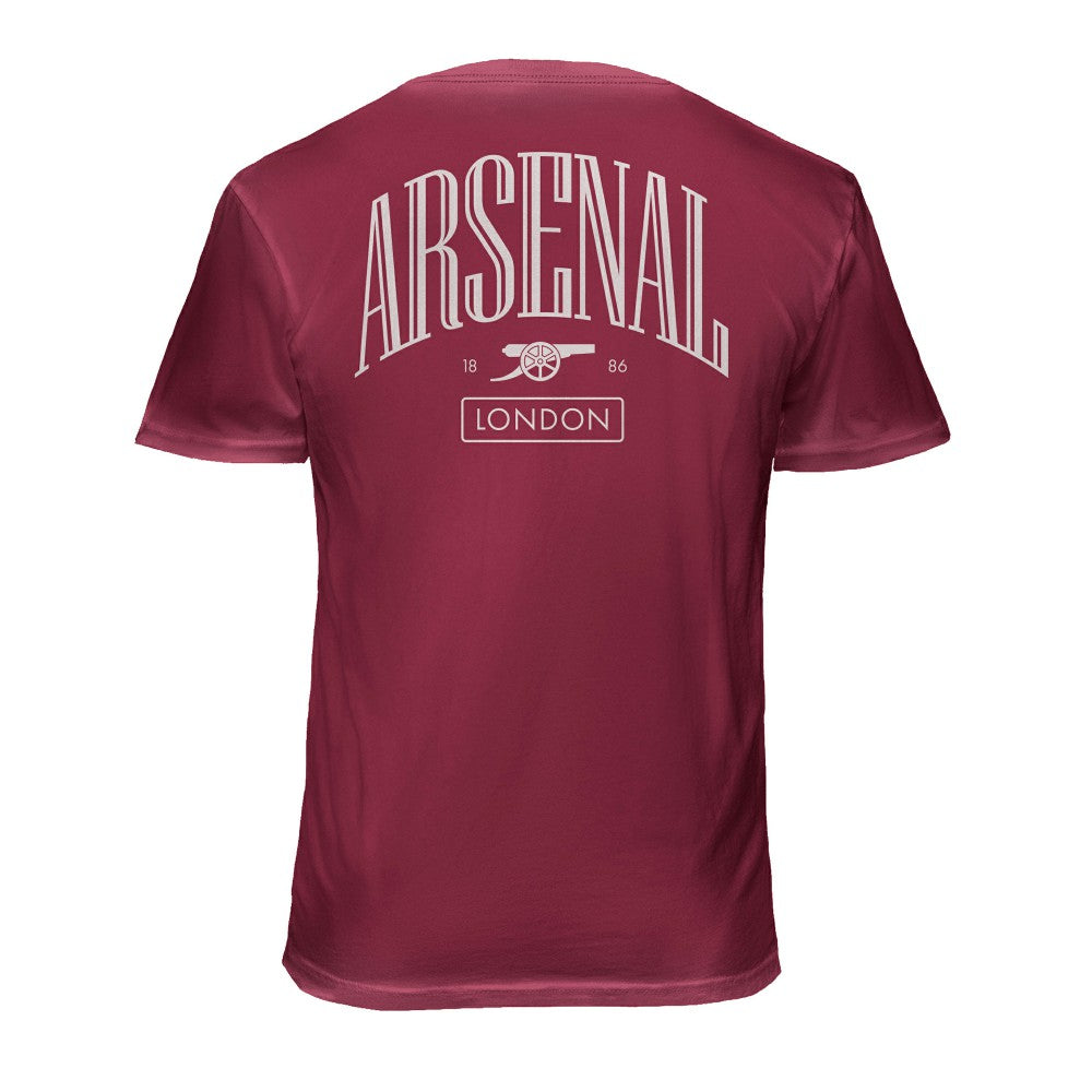 Arsenal 1863FC Back Wordmark Soft Wash T-Shirt on sale - Red