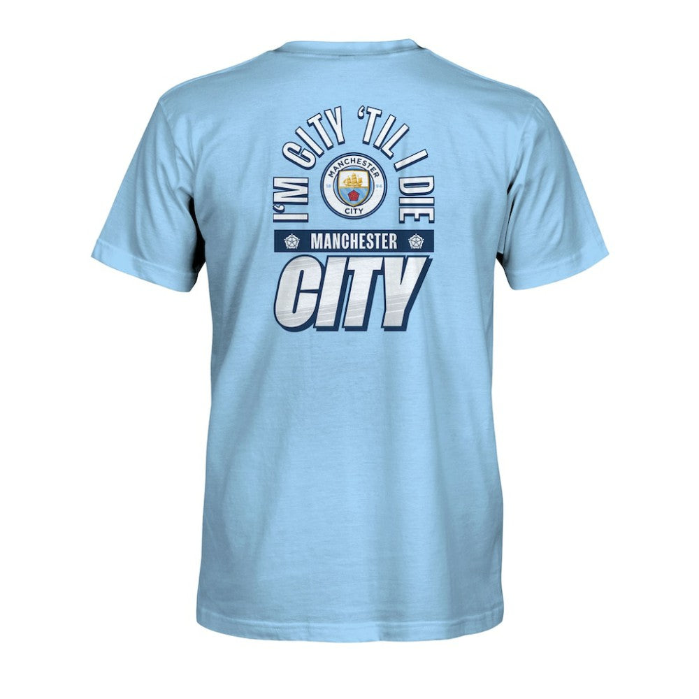 Manchester City 1863FC True To Glory Heavyweight T-Shirt Discount - Light Blue