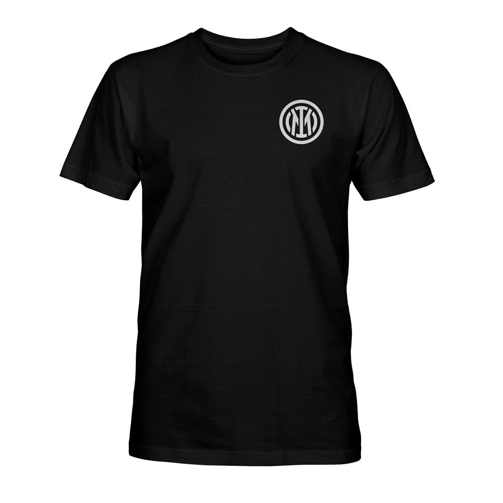 Inter Milan 1863FC True To Glory Heavyweight T-Shirt Discount - Black