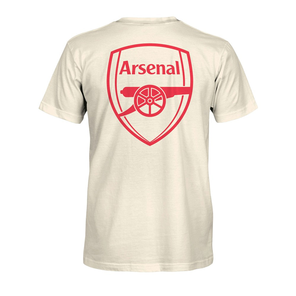 Arsenal 1863FC Emblem Heavyweight T-Shirt on sale - Cream
