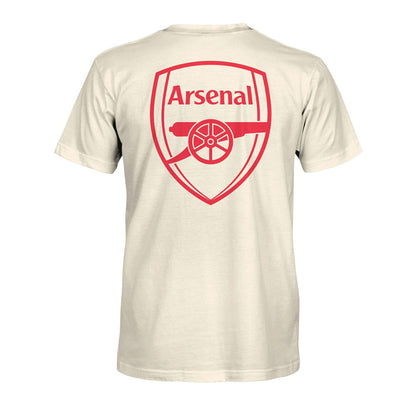 Arsenal 1863FC Emblem Heavyweight T-Shirt on sale - Cream
