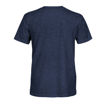 Spain National Team 1863FC Color Badge Tri-Blend T-Shirt for sale - Navy