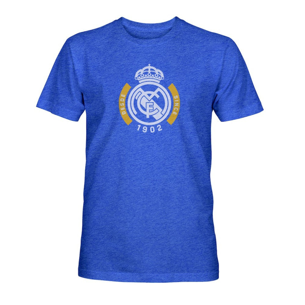 Real Madrid 1863FC Since Vintage Tri-Blend T-Shirt Discount - Blue