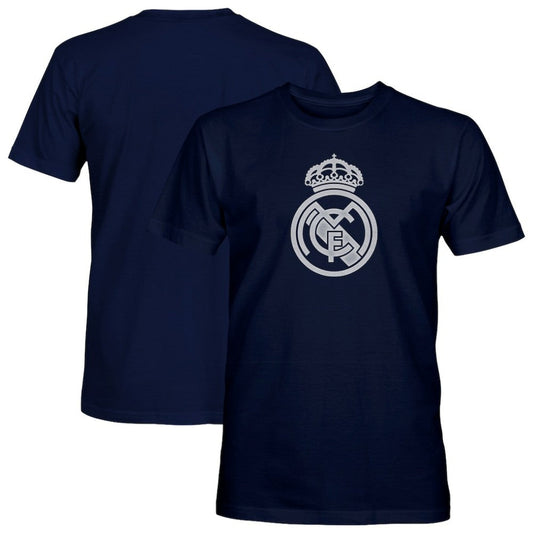 Real Madrid 1863FC Mono Badge T-Shirt Discount - Navy