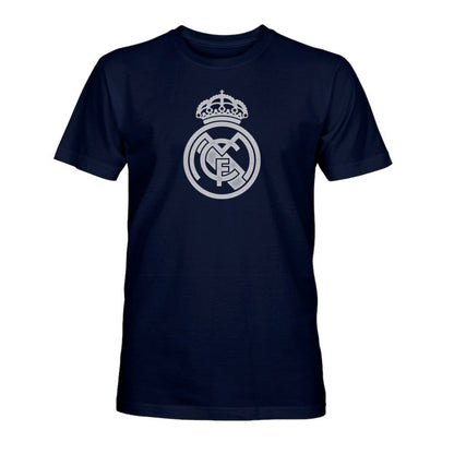 Real Madrid 1863FC Mono Badge T-Shirt Discount - Navy