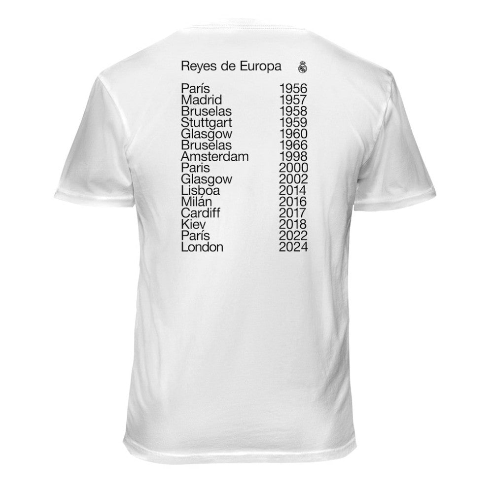 Real Madrid 1863FC Championships Soft Wash T-Shirt Discount - White
