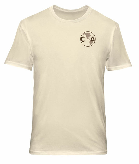 Club America 1863FC Vintage Soft Wash T-Shirt Discount - Cream