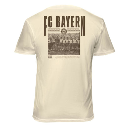 Bayern Munich 1863FC Vintage Soft Wash T-Shirt on sale - Cream
