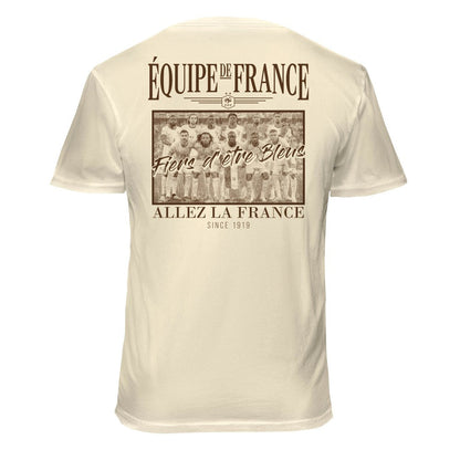 France National Team 1863FC Vintage Soft Wash T-Shirt for sale - Cream