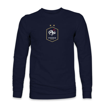 France National Team 1863FC Color Badge Long Sleeve T-Shirt for sale - Navy