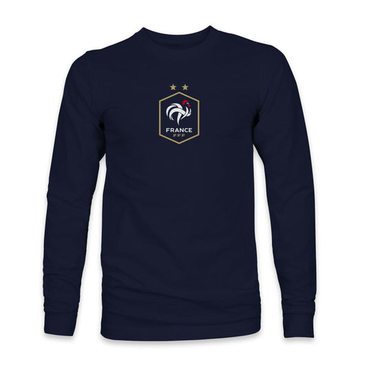 France National Team 1863FC Color Badge Long Sleeve T-Shirt for sale - Navy
