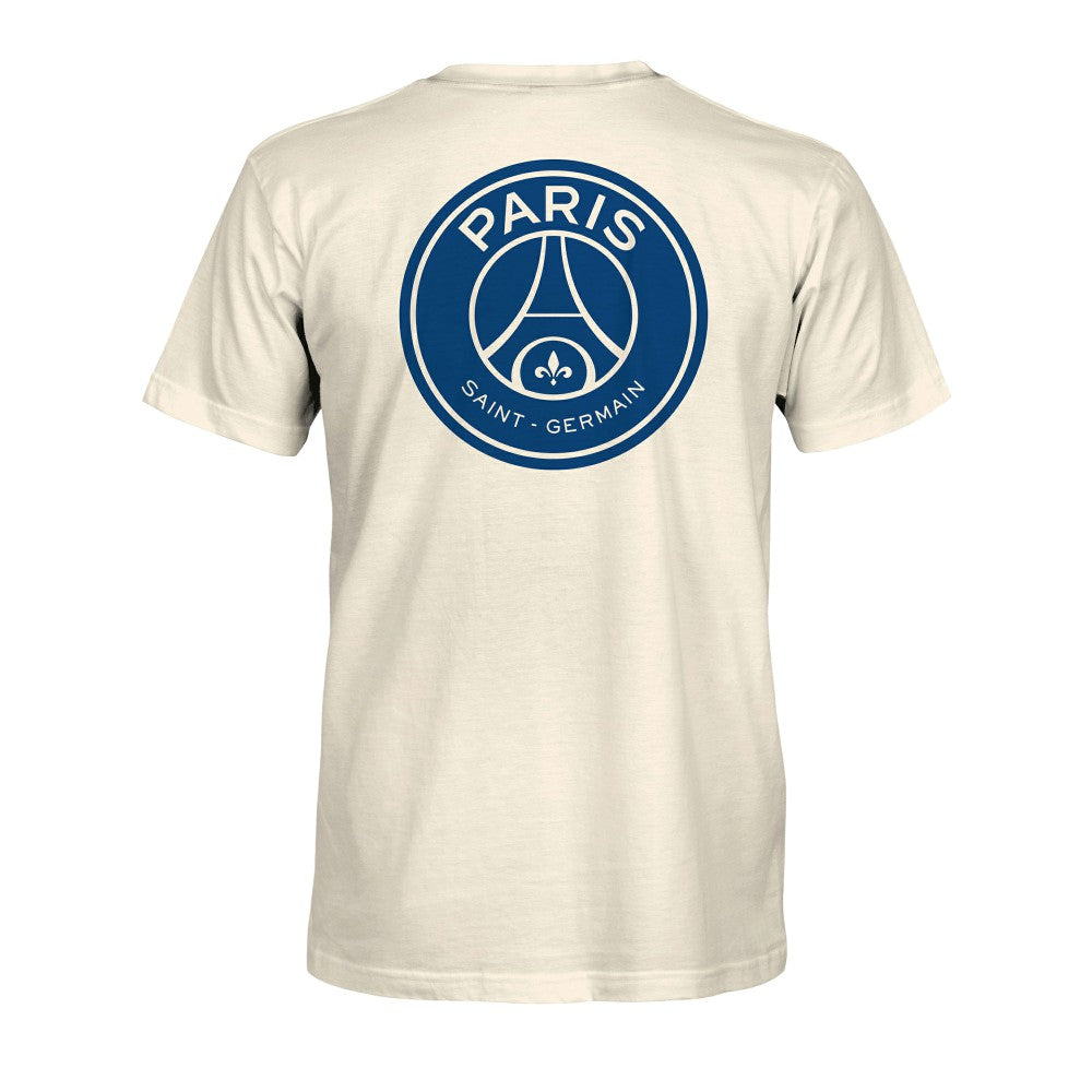 Paris Saint-Germain 1863FC Big Logo Heavyweight T-Shirt on sale - Cream