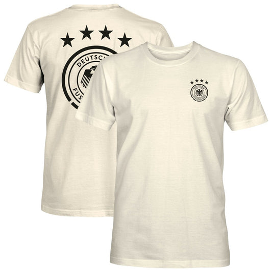 Germany National Team 1863FC Big Logo Heavyweight T-Shirt for sale - Cream