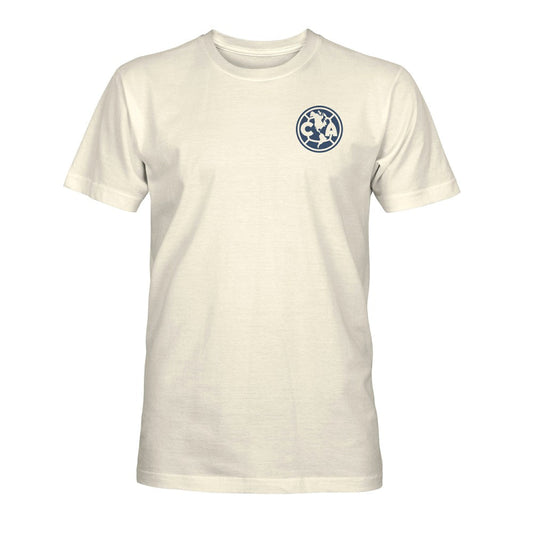 Club America 1863FC Big Logo Heavyweight T-Shirt Discount - Cream