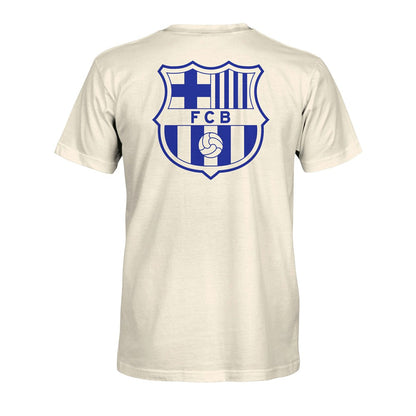 Barcelona 1863FC Big Logo Heavyweight T-Shirt on sale - Cream