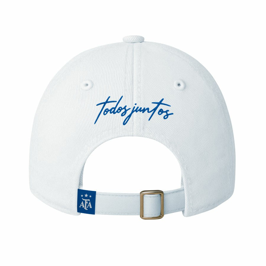 Argentina National Team 1863FC Retro Badge Crew Adjustable Hat for sale - White