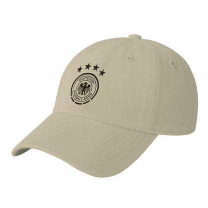 Germany National Team 1863FC Retro Badge Crew Adjustable Hat for sale - Cream