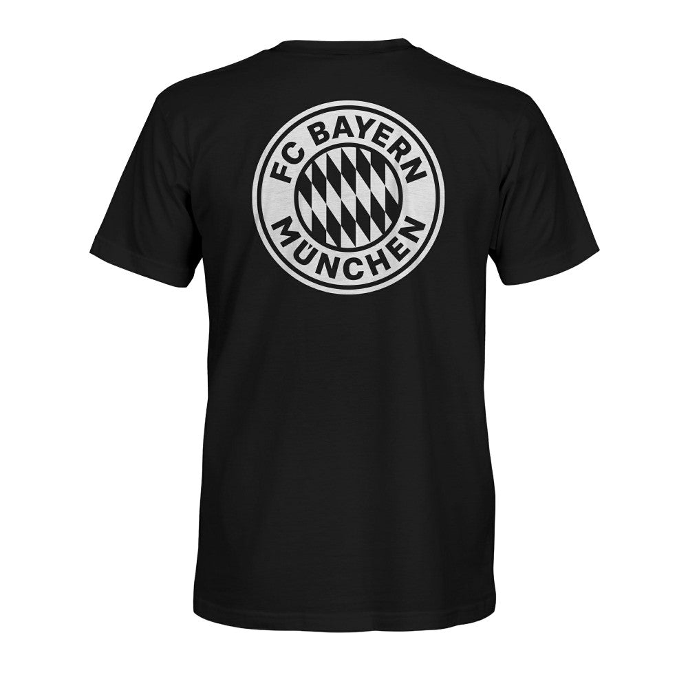 Bayern Munich 1863FC Large Logo Heavyweight T-Shirt on sale - Black