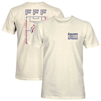 France National Team 1863FC Own the Pitch Heavyweight T-Shirt for sale - Cream