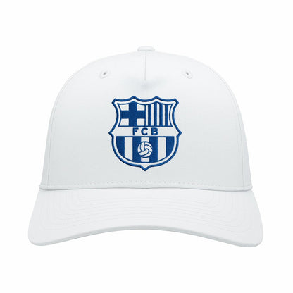 Barcelona 1863FC Mono Badge High Point Adjustable Hat on sale - White
