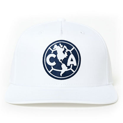 Club America 1863FC Mono Badge High Point Adjustable Hat Discount - White