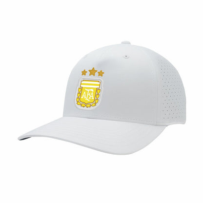 Argentina National Team 1863FC Mono Badge High Point Adjustable Hat for sale - White