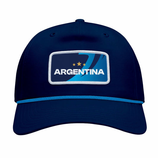 Argentina National Team 1863FC Color Badge Caddy Adjustable Hat for sale - Navy