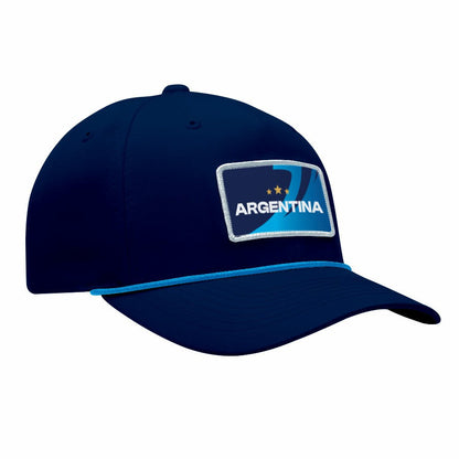 Argentina National Team 1863FC Color Badge Caddy Adjustable Hat for sale - Navy