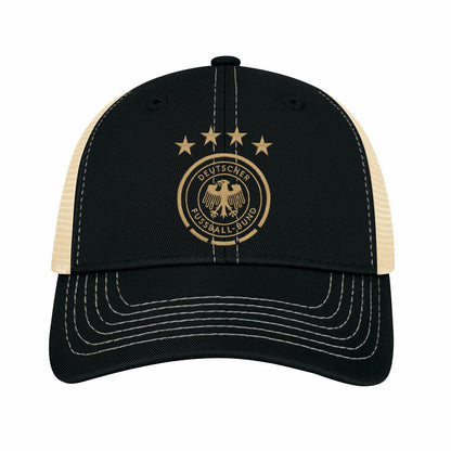 Germany National Team 1863FC Color Badge Offroad Adjustable Trucker Hat for sale - Black
