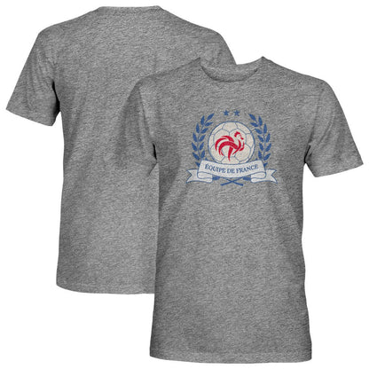 France National Team 1863FC Vintage Tri-Blend T-Shirt for sale - Gray