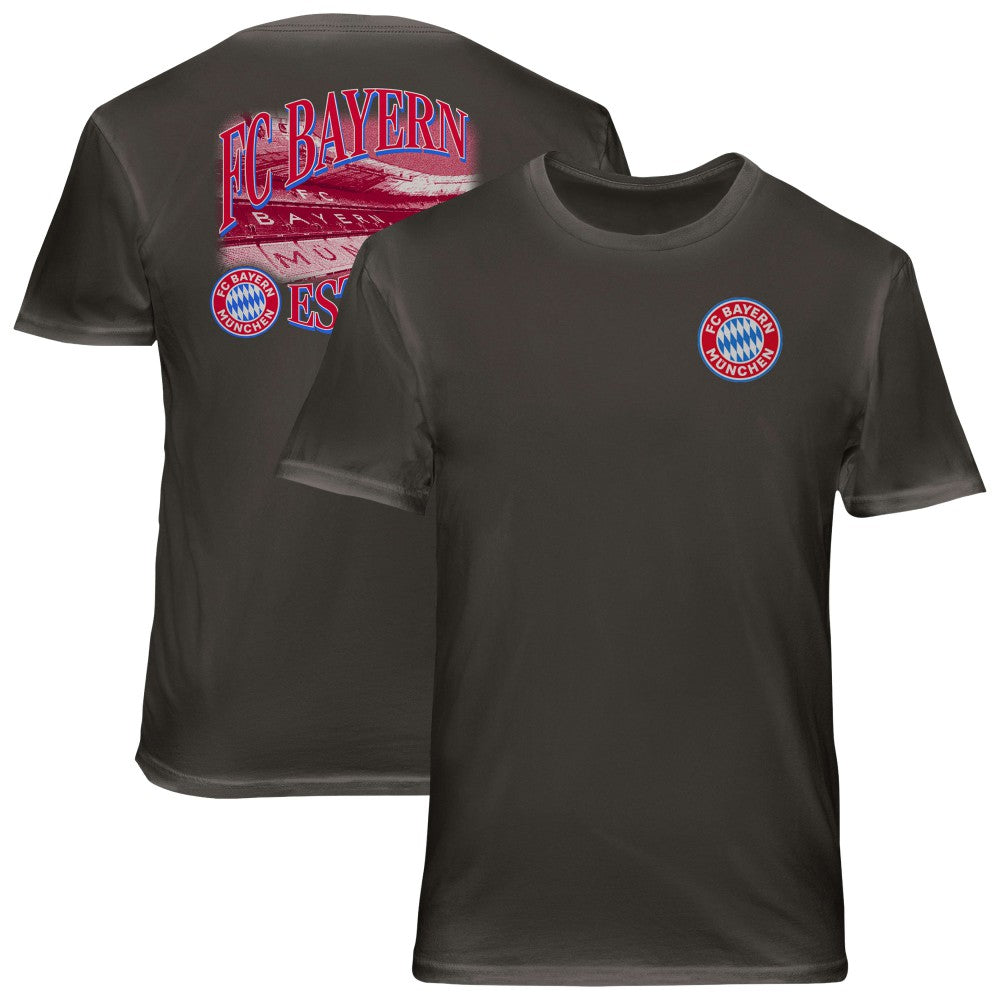 Bayern Munich 1863FC Duo-Tone Stadium Soft Wash T-Shirt on sale - Gray