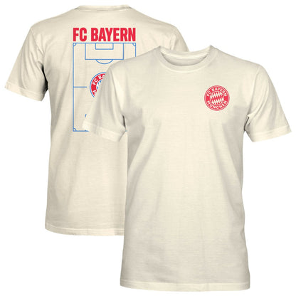 Bayern Munich 1863FC Duo-Tone Stadium Soft Wash T-Shirt on sale - Cream