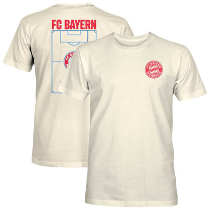 Bayern Munich 1863FC Duo-Tone Stadium Soft Wash T-Shirt on sale - Cream