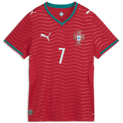 Cristiano Ronaldo Portugal National Team Women's 2026 Home Replica Jersey for sale - Red