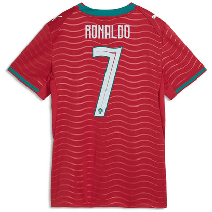 Cristiano Ronaldo Portugal National Team Women's 2026 Home Replica Jersey for sale - Red