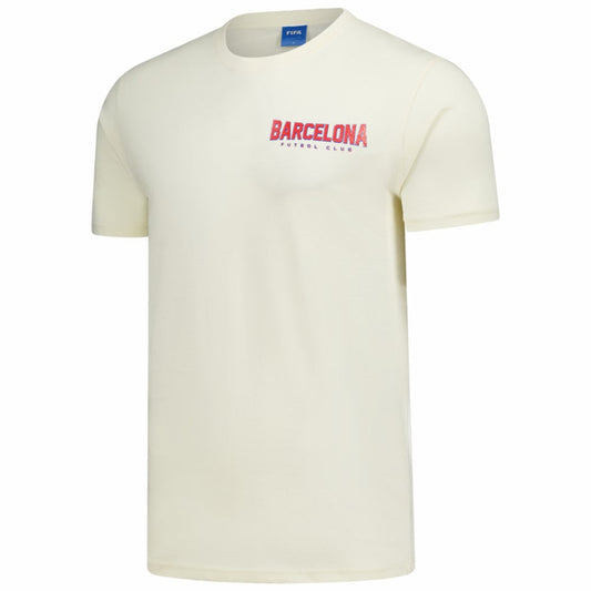 Barcelona Peace Collective Unisex Champion T-Shirt on sale - Cream