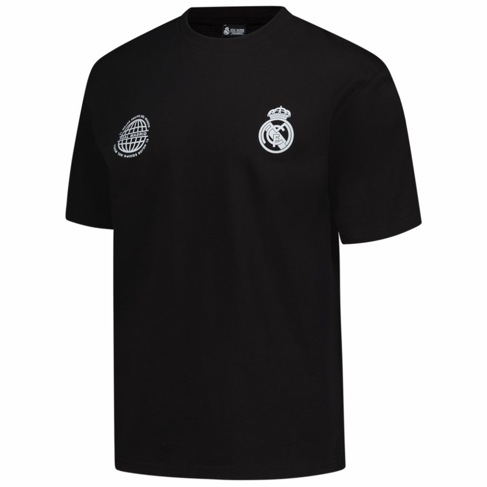 Real Madrid Peace Collective Unisex European Champions Heavyweight T-Shirt Discount - Black