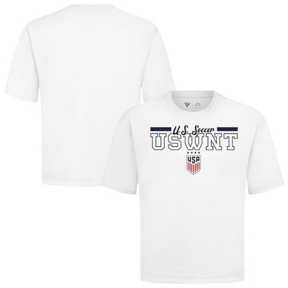 USWNT Levelwear Vanguard Luxe Signature T-Shirt on sale - White