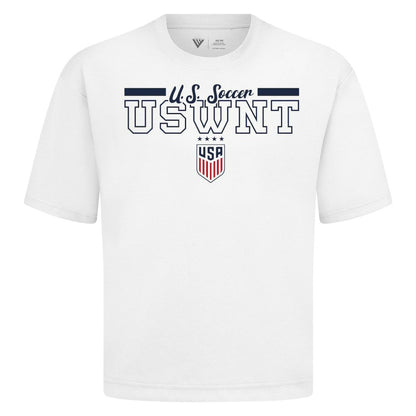 USWNT Levelwear Vanguard Luxe Signature T-Shirt on sale - White