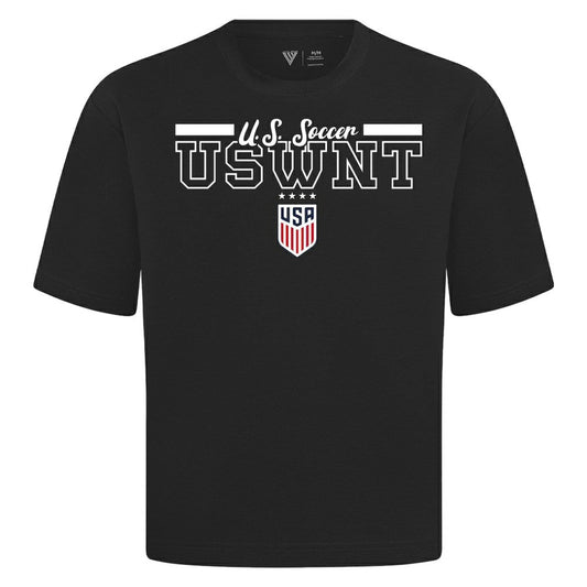USWNT Levelwear Vanguard Luxe Signature T-Shirt on sale - Black
