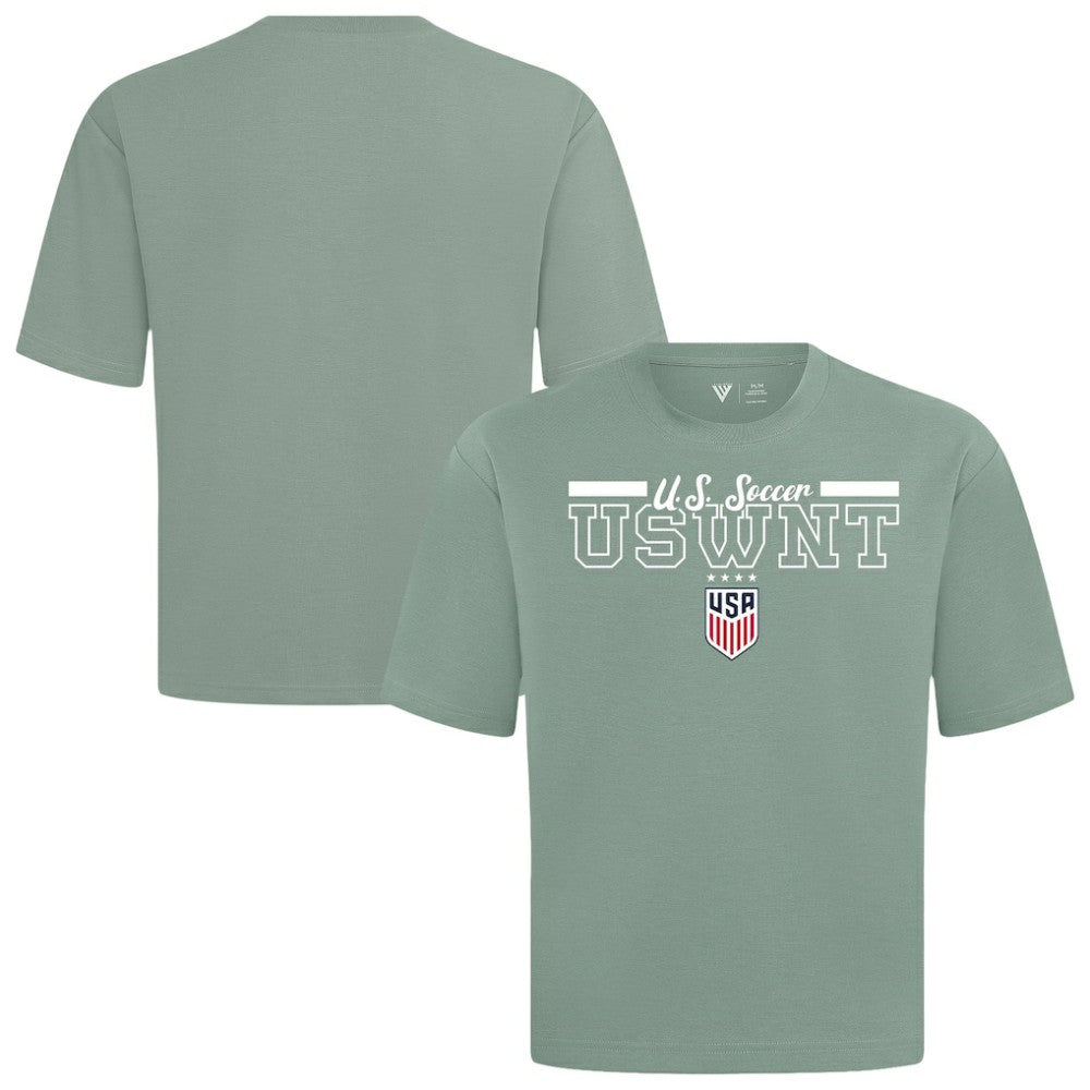 USWNT Levelwear Vanguard Luxe Signature T-Shirt on sale - Green