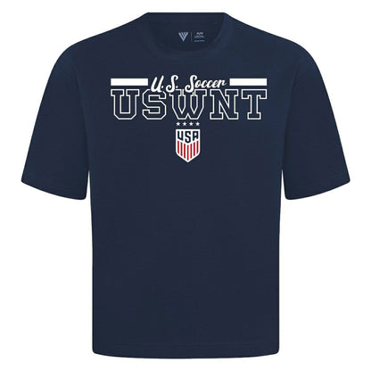 USWNT Levelwear Vanguard Luxe Signature T-Shirt on sale - Navy