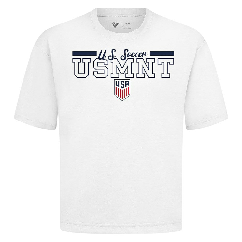 USMNT Levelwear Vanguard Luxe Signature T-Shirt on sale - White