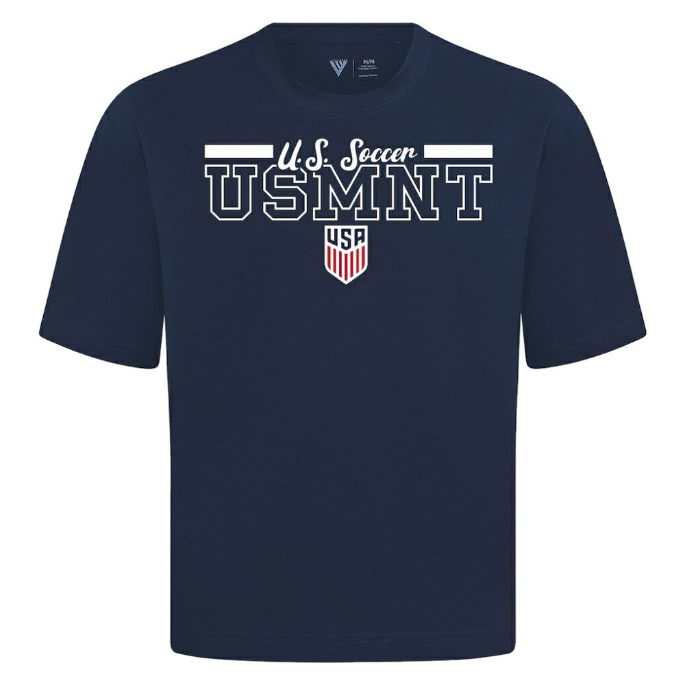 USMNT Levelwear Vanguard Luxe Signature T-Shirt for sale - Navy