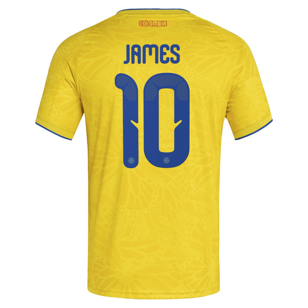 James Rodriguez Colombia National Team 2026 Home Replica Jersey for sale - Yellow