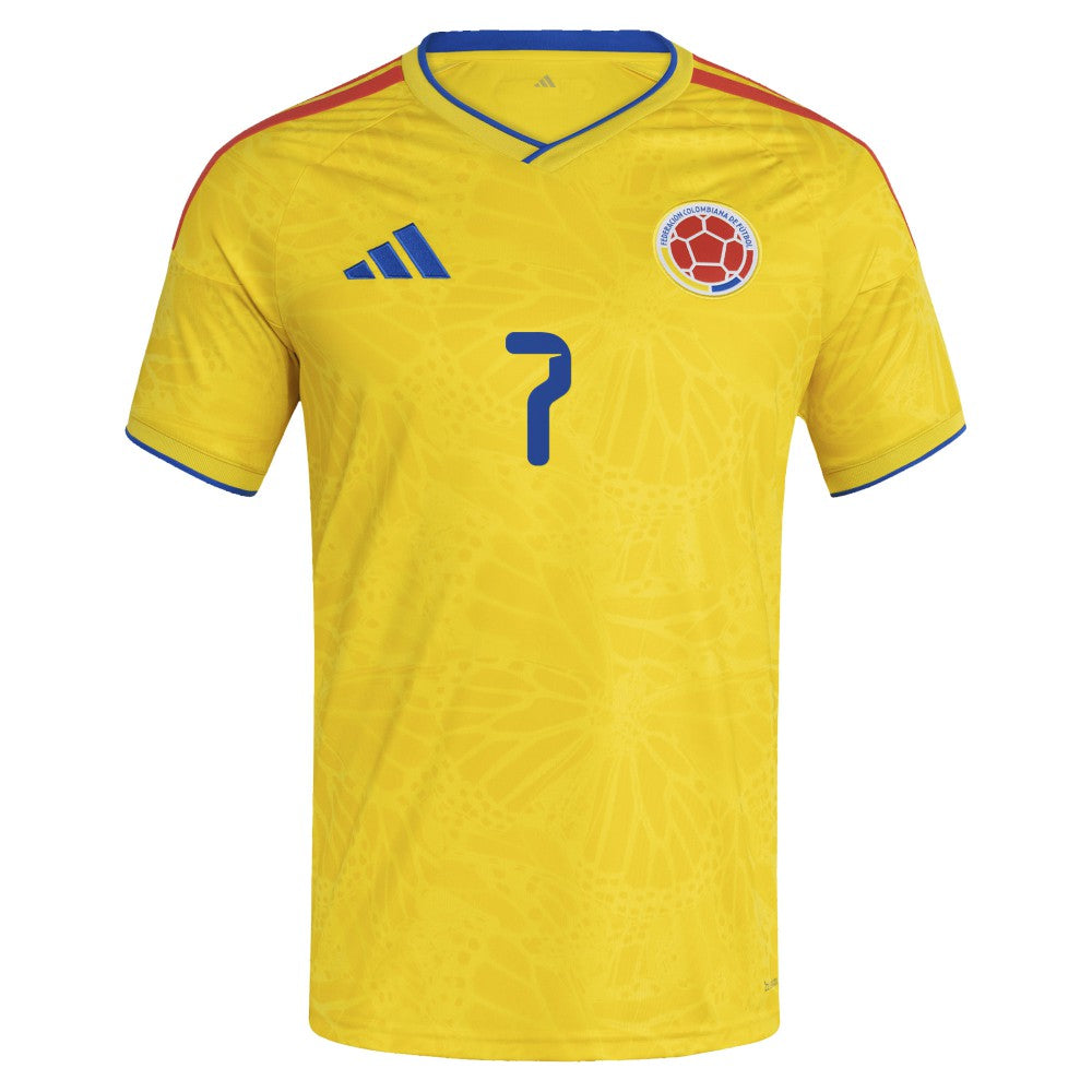 Luis Diaz Colombia National Team 2026 Home Replica Jersey for sale - Yellow