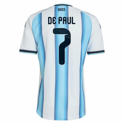 Rodrigo De Paul Argentina National Team 2026 Home Jersey for sale - White