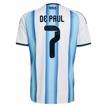 Rodrigo De Paul Argentina National Team 2026 Home Replica Jersey for sale - White