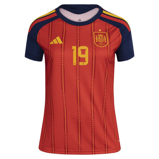 Lamine Yamal Spain National Team Women's 2026 Home Replica Jersey for sale - Red