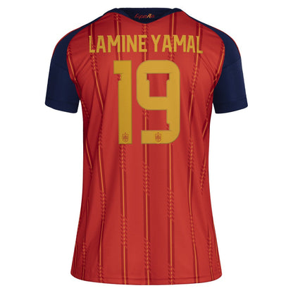 Lamine Yamal Spain National Team Women's 2026 Home Replica Jersey for sale - Red